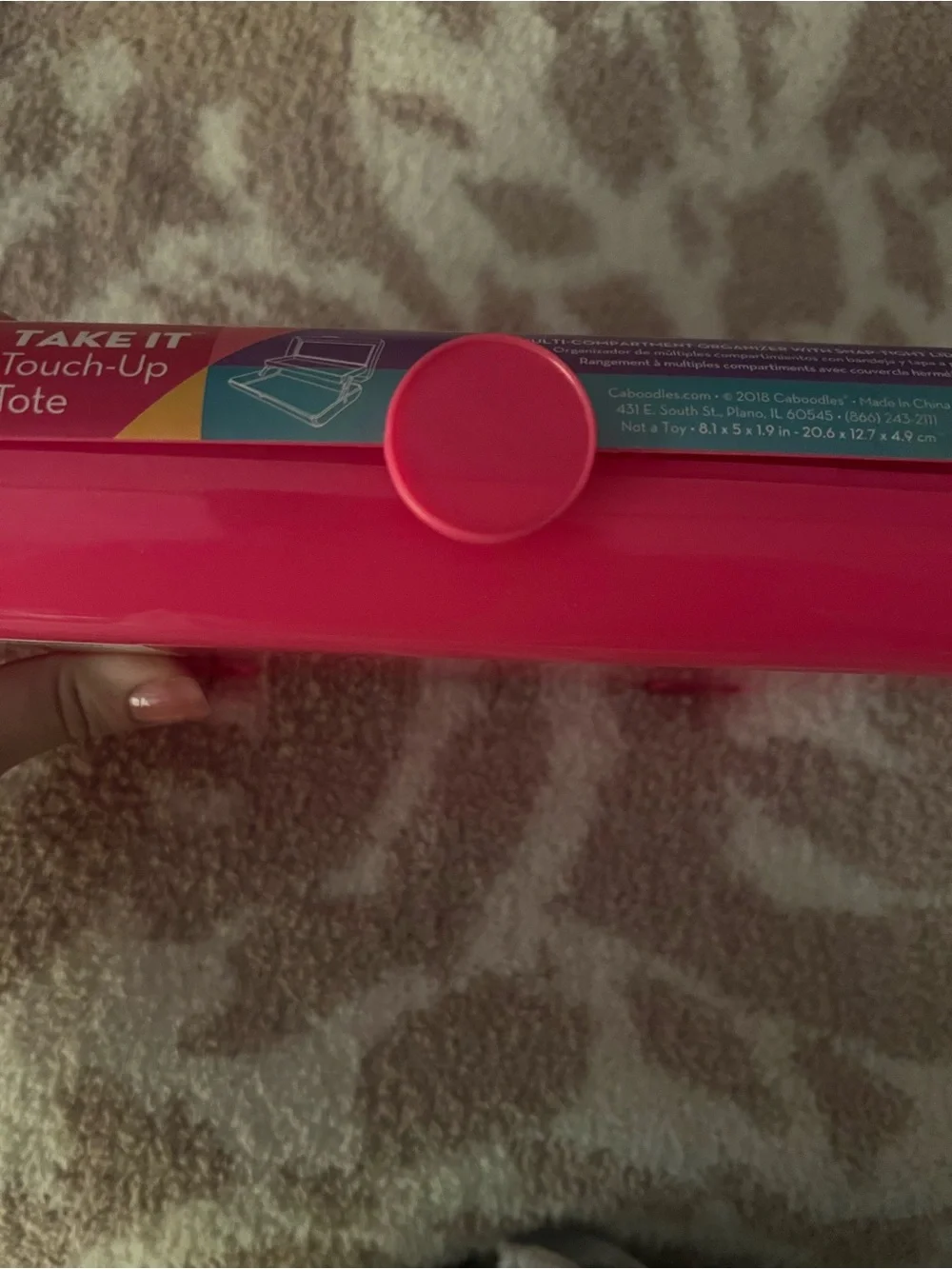 Caboodles tray durable construction